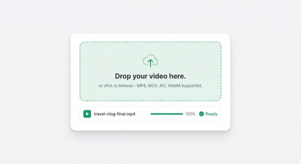 Upload your video to Subtiter